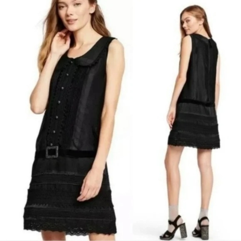 Anna Sui Black Sleeveless Dress
